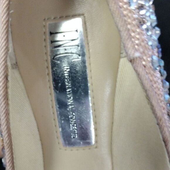 INC Beige Embellished Flats - Picture 2 of 7